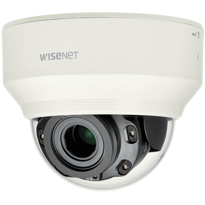 Купольная 2 Мп IP-камера Wisenet XND-L6080R с motor-zoom и ИК-подсветкой 